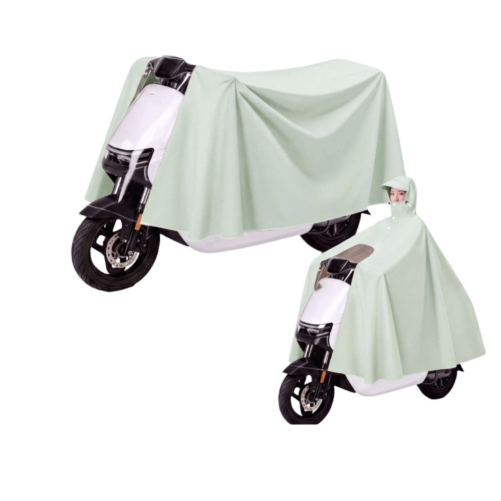 Thickened Rain Poncho Waterpro - Electric Scooter Rain Cover review and price