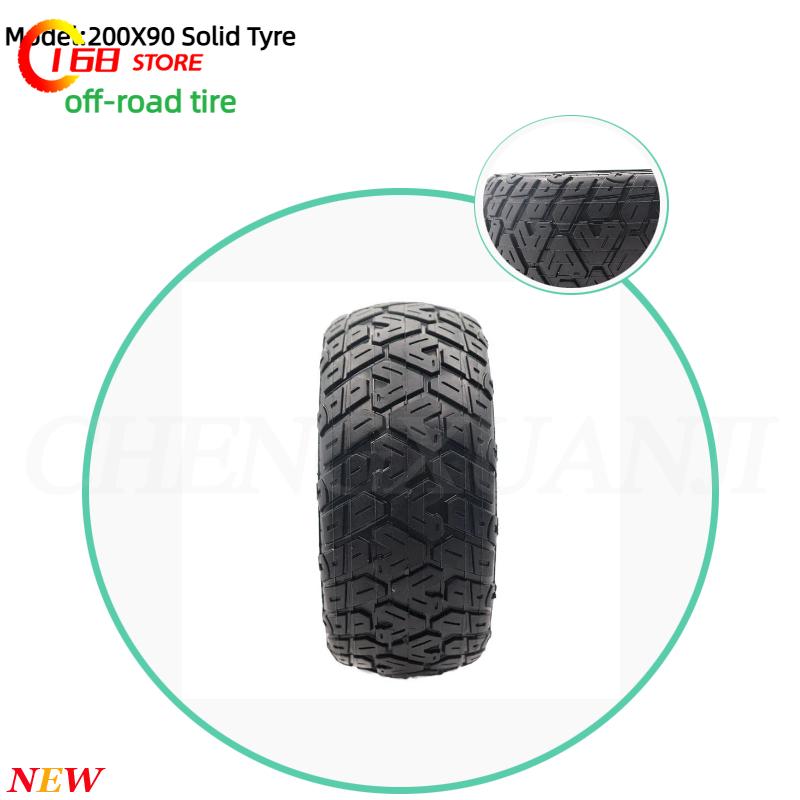 200x90 Solid Non-Pneumatic Tir - Scooter Tire review and price