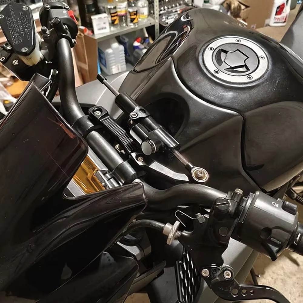 aluminium CNC motorcycle steer - Steering Damper Stabilizer Kit Cnc review and price