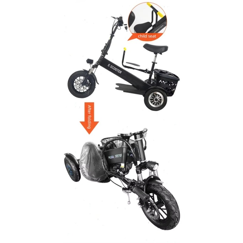 【2026】3 Wheel 2 Seats Folding  - Electric Scooter Adults review and price