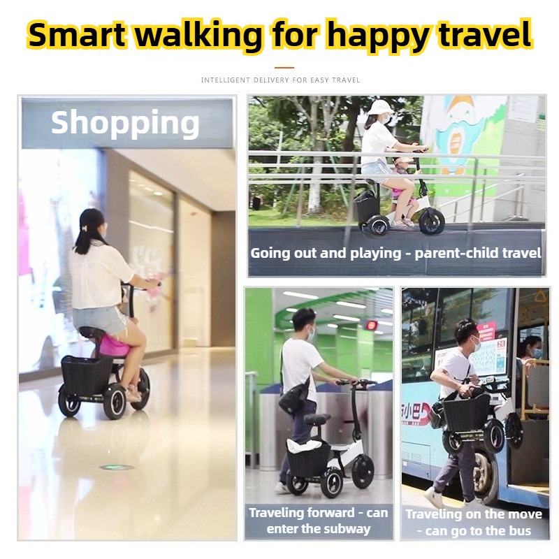Adult Electric Tricycle Portab - Folding Electric Scooter review and price