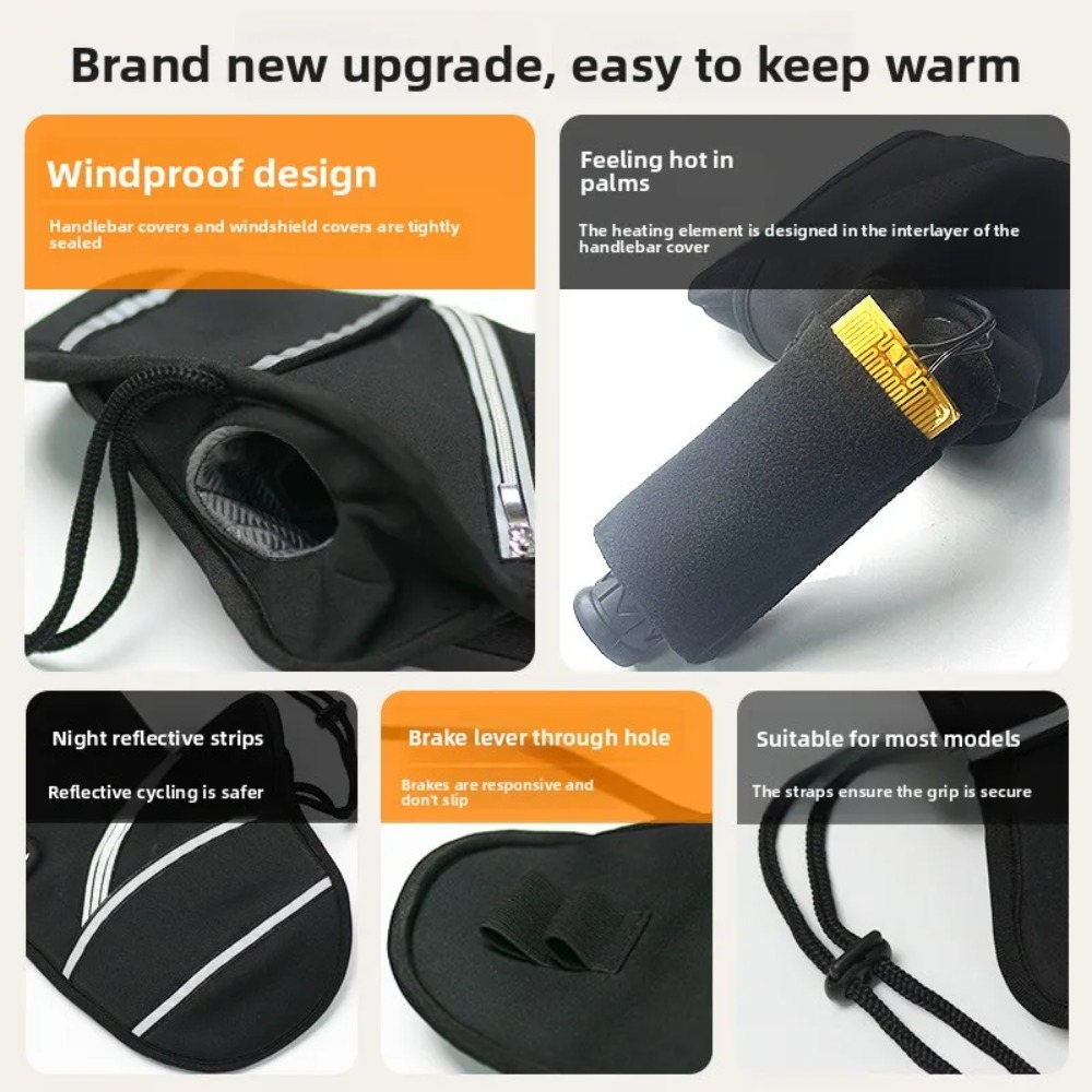 Motorcycle Handlebar Covers Wi - Electric Scooter Rain Cover review and price